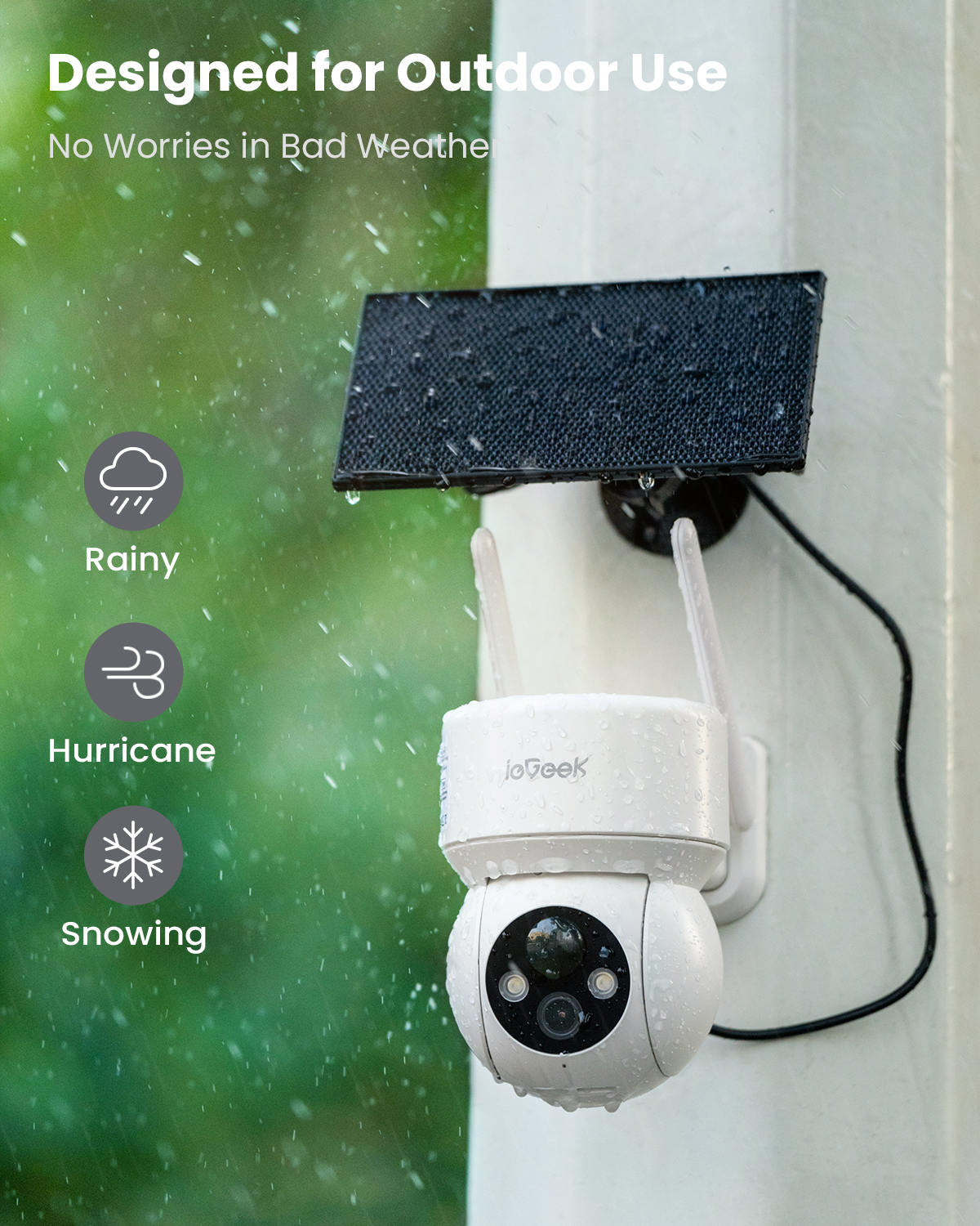 ieGeek 360 PTZ Solar Security Camera TZ-DNB334