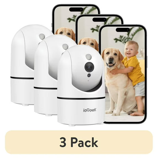 ieGeek WiFi Indoor Security Camera,851 - 3Pack