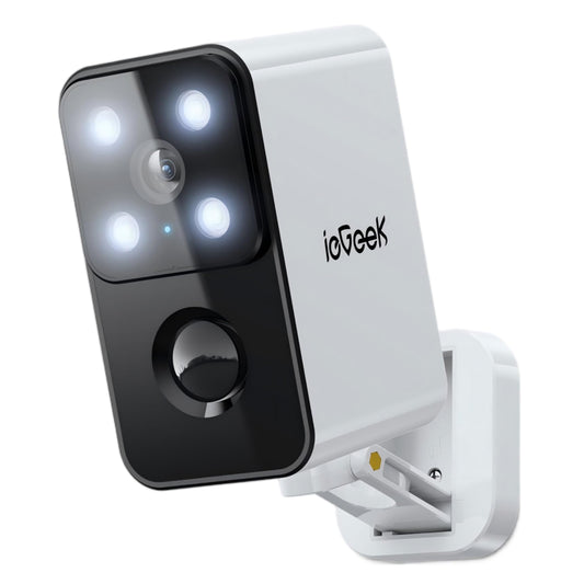 ieGeek 2K 180° Pan Wireless Outdoor Security Camera, Color Night Vision, Smart AI Detection